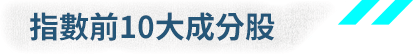 指數前10大成分股
